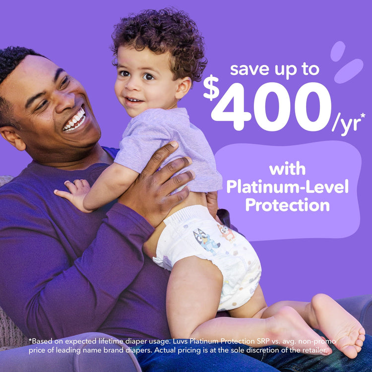 Pañales Luvs Platinum Protection para bebé, talla 1, 46 unidades