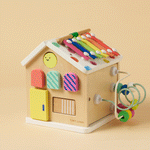 Cubo de actividades Tiny Land® Cottage - Arcoíris