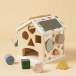Cubo de actividades Tiny Land® Cottage - Morandi