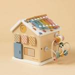 Cubo de actividades Tiny Land® Cottage - Morandi