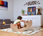 Juego de mesa y silla de madera Montessori 2 en 1
