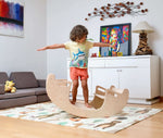 Juego de mesa y silla de madera Montessori 2 en 1