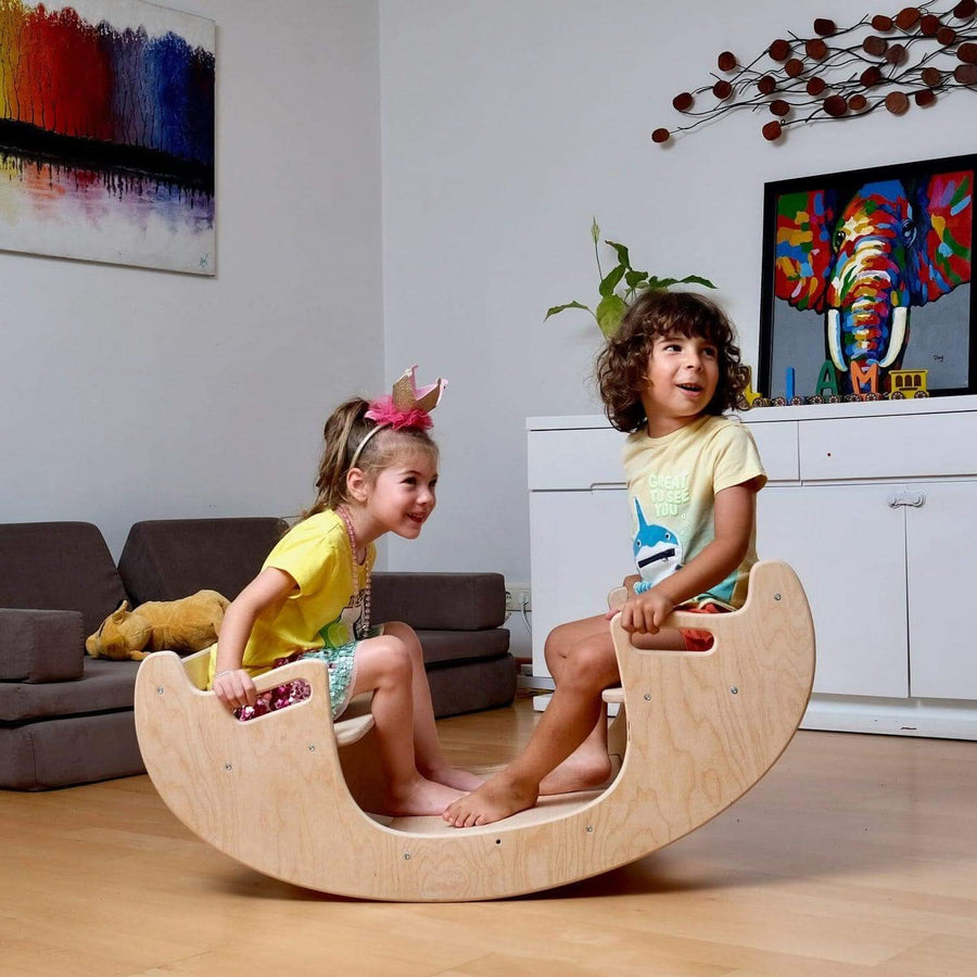 Juego de mesa y silla de madera Montessori 2 en 1