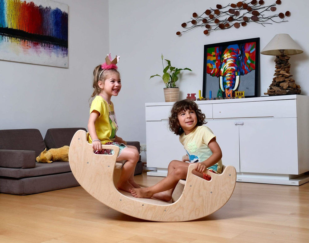 Juego de mesa y silla de madera Montessori 2 en 1