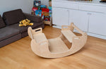 Juego de mesa y silla de madera Montessori 2 en 1