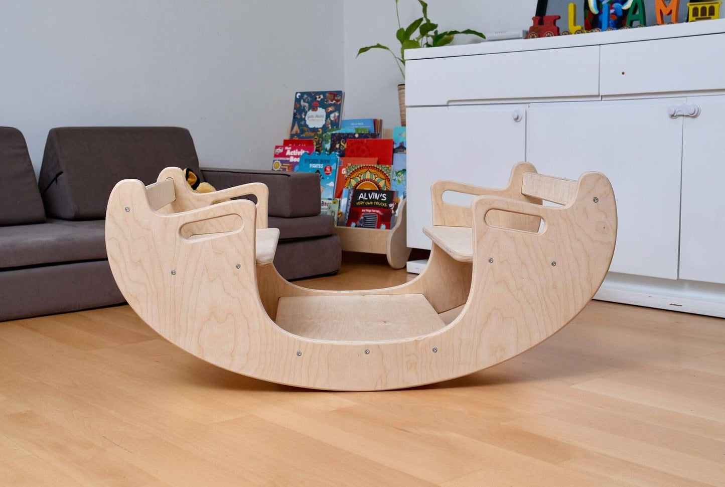 Juego de mesa y silla de madera Montessori 2 en 1