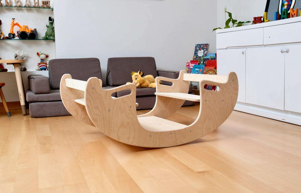 Juego de mesa y silla de madera Montessori 2 en 1