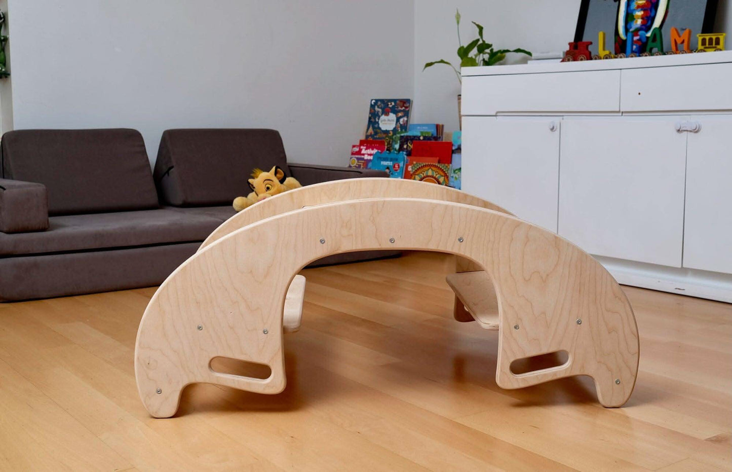 Juego de mesa y silla de madera Montessori 2 en 1