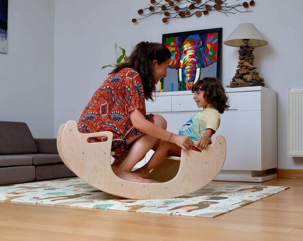 Juego de mesa y silla de madera Montessori 2 en 1