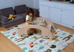Juego de mesa y silla de madera Montessori 2 en 1