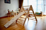 Juego de trepadores triangulares Montessori de 3 tamaños | Zona de juegos infantil de interior