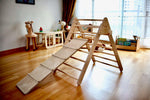 Juego de trepadores triangulares Montessori de 3 tamaños | Zona de juegos infantil de interior