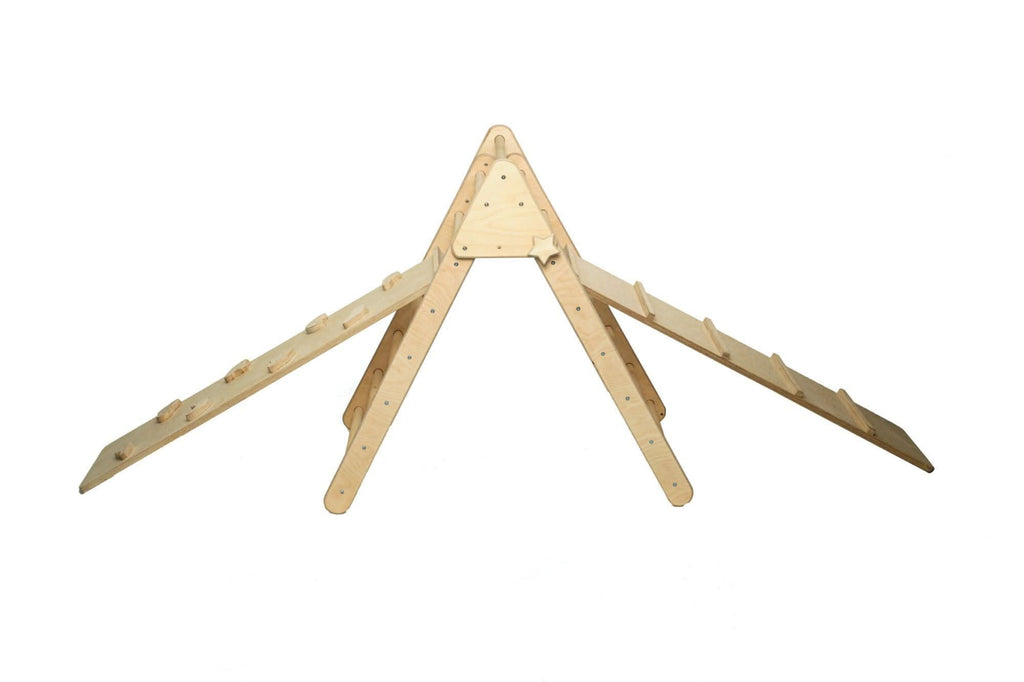 Juego de trepadores triangulares Montessori de 3 tamaños | Zona de juegos infantil de interior