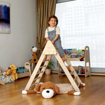 Juego de trepadores triangulares Montessori de 3 tamaños | Zona de juegos infantil de interior