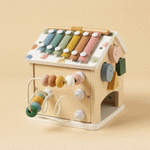 Cubo de actividades Tiny Land® Cottage - Morandi