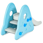 Tobogán infantil independiente para interiores, primer juego de escalada para niños y niñas - Azul
