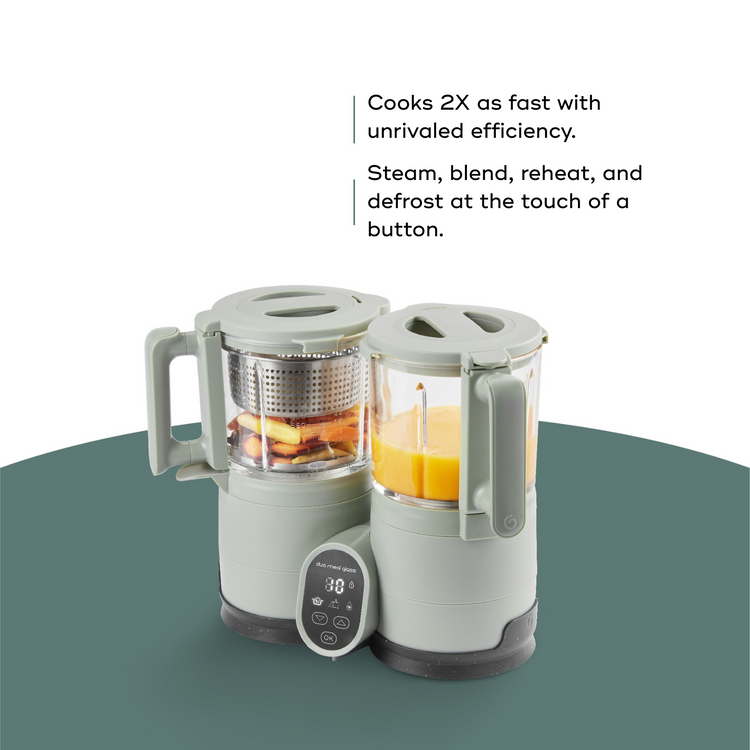 Preparador de alimentos para bebés Duo Meal Glass Pro