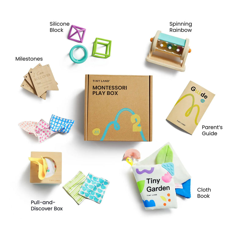 Juguetes Montessori Tiny Land® para recién nacidos (de 4 a 6 meses)