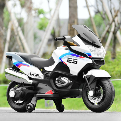 Moto eléctrica infantil de 12 V - Blanca