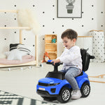 Cochecito infantil 3 en 1 con ruedas y música - Azul