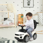 Cochecito infantil 3 en 1 con ruedas y música - Blanco