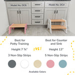 Taburete de 1 paso para niños