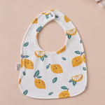 Babero impermeable en forma de U de algodón puro para bebés