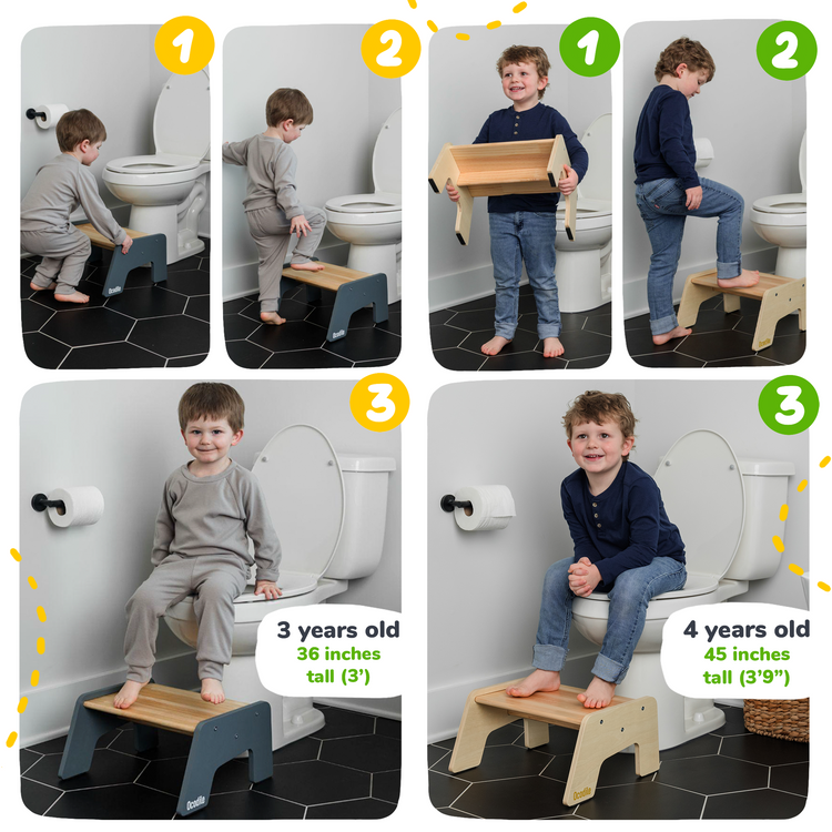 Taburete de 1 paso para niños