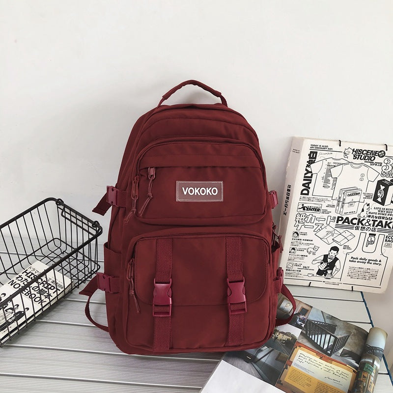 Mochila Campus de gran capacidad para hombre y mujer, nueva y moderna mini mochila de lona para mujeres y niñas, bolso de hombro antirrobo y mochila escolar para adolescentes.
