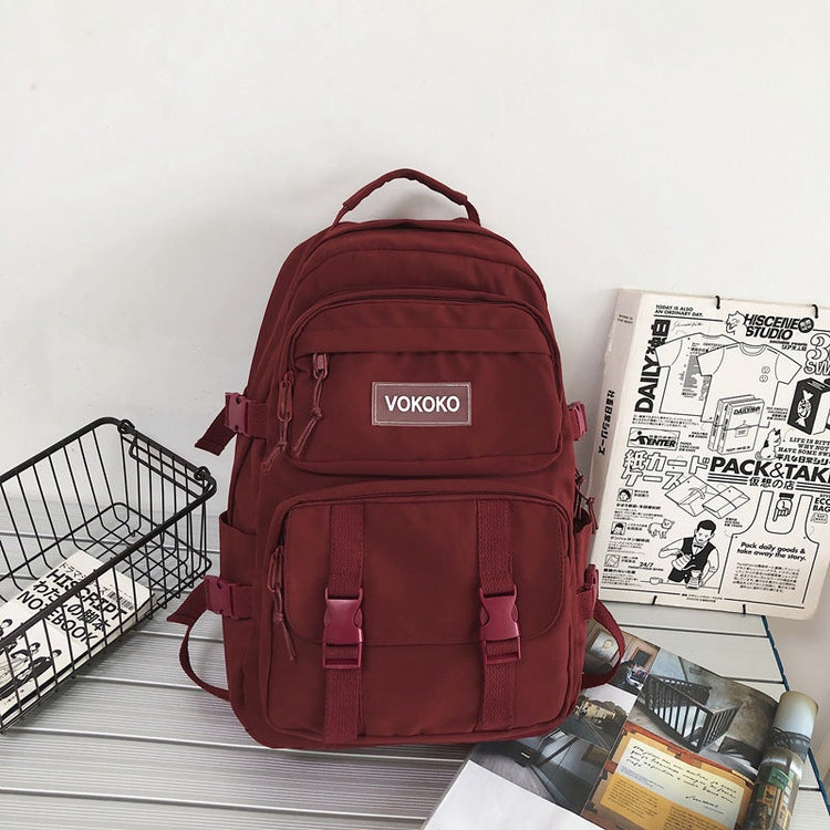 Mochila Campus de gran capacidad para hombre y mujer, nueva y moderna mini mochila de lona para mujeres y niñas, bolso de hombro antirrobo y mochila escolar para adolescentes.