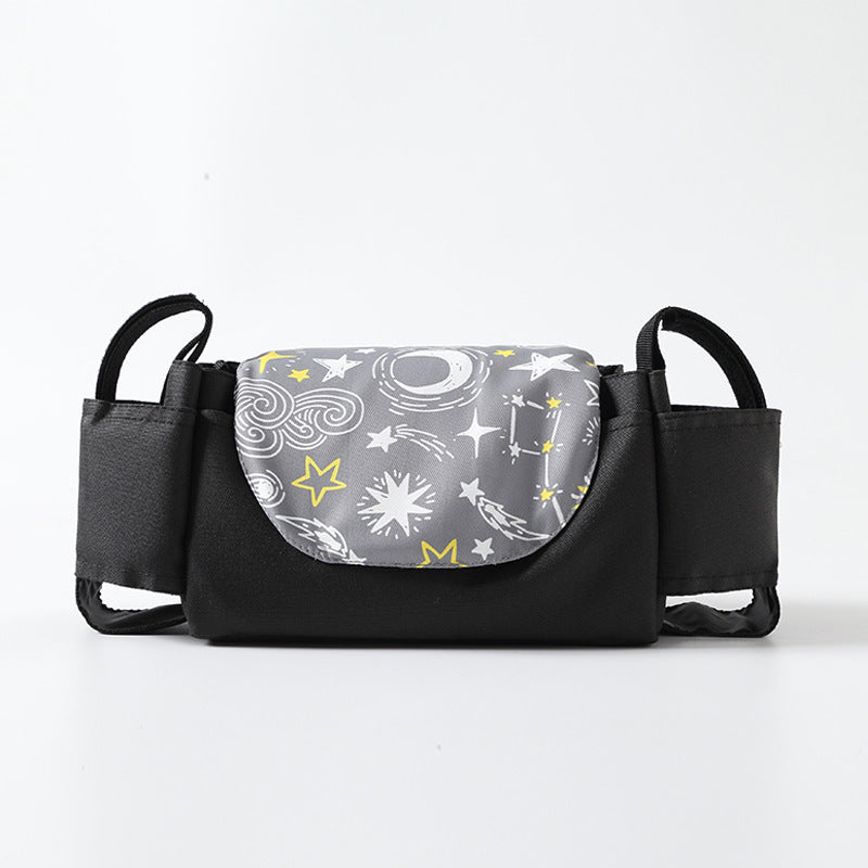 Organizador para cochecito de bebé, portavasos, bolsa para cochecito, bolsa para carrito de bebé, bolsa con ruedas, accesorios de viaje para cochecito de bebé de gran capacidad