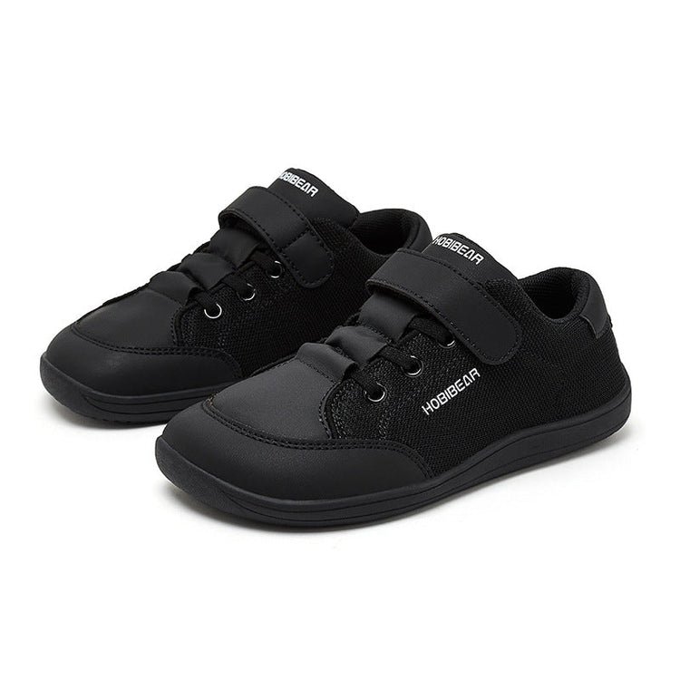 Zapatos casuales sin cordones para niños con suelas suaves antideslizantes.