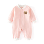 Ropa infantil Clase A Mono de algodón puro sin costuras Pijama de bebé Ropa interior de invierno Traje para gatear