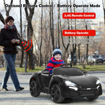 Vehículo eléctrico RC de 12 V y 2,4 G con luces - Negro