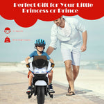 Moto eléctrica infantil de 12 V - Blanca