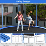 Cama elástica exterior con red de seguridad - 4,8 metros (16 pies)