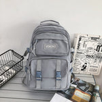 Mochila Campus de gran capacidad para hombre y mujer, nueva y moderna mini mochila de lona para mujeres y niñas, bolso de hombro antirrobo y mochila escolar para adolescentes.