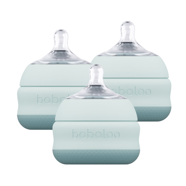 Juego de 3 biberones Babaloo