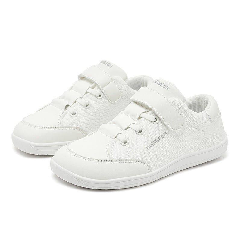 Zapatos casuales sin cordones para niños con suelas suaves antideslizantes.