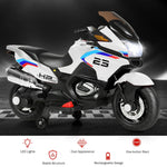 Moto eléctrica infantil de 12 V - Blanca