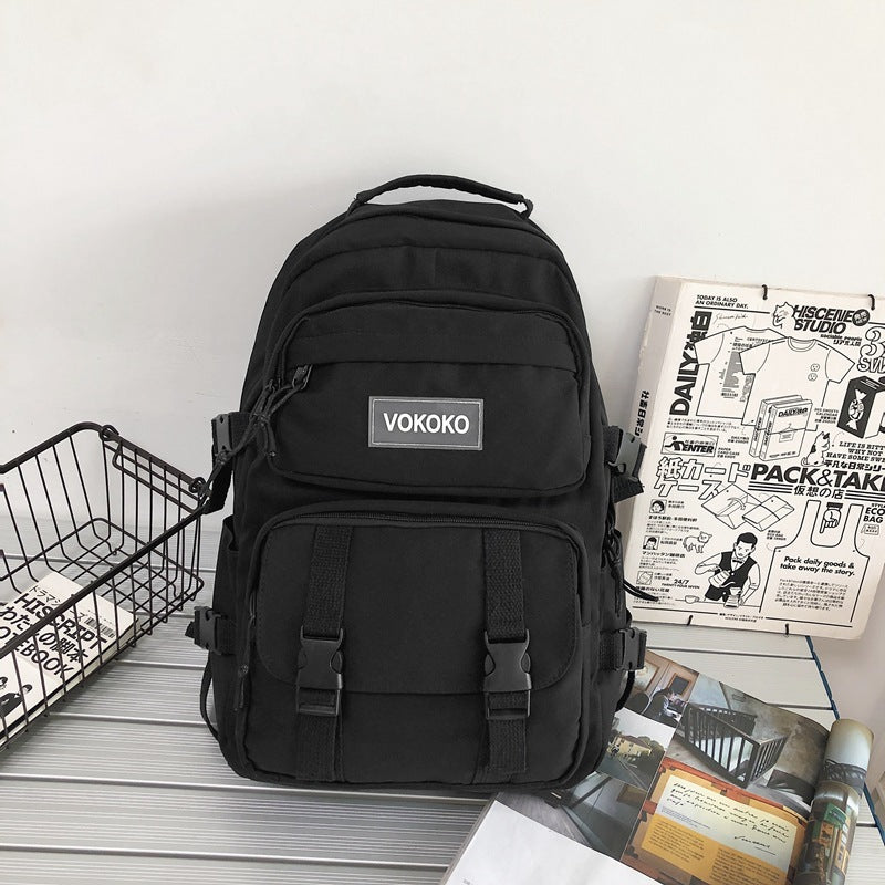 Mochila Campus de gran capacidad para hombre y mujer, nueva y moderna mini mochila de lona para mujeres y niñas, bolso de hombro antirrobo y mochila escolar para adolescentes.