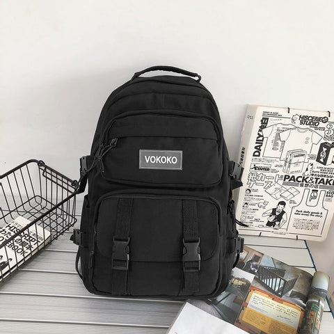 Mochila Campus de gran capacidad para hombre y mujer, nueva y moderna mini mochila de lona para mujeres y niñas, bolso de hombro antirrobo y mochila escolar para adolescentes.