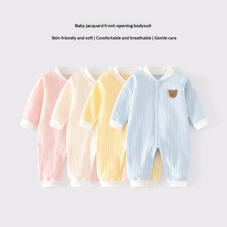 Ropa infantil Clase A Mono de algodón puro sin costuras Pijama de bebé Ropa interior de invierno Traje para gatear