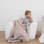 MANTAS DE PUNTO DE GOFRE PARA NIÑOS PEQUEÑOS
