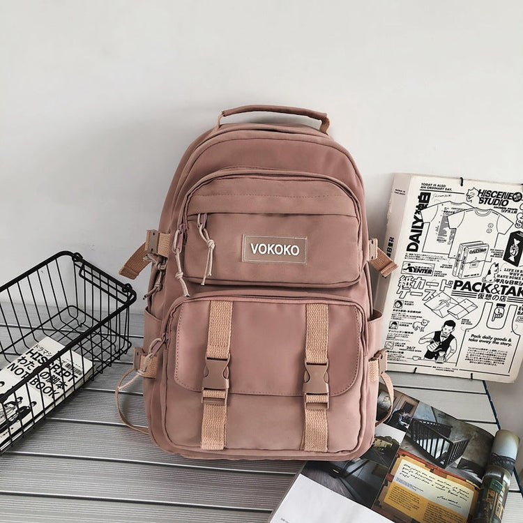 Mochila Campus de gran capacidad para hombre y mujer, nueva y moderna mini mochila de lona para mujeres y niñas, bolso de hombro antirrobo y mochila escolar para adolescentes.