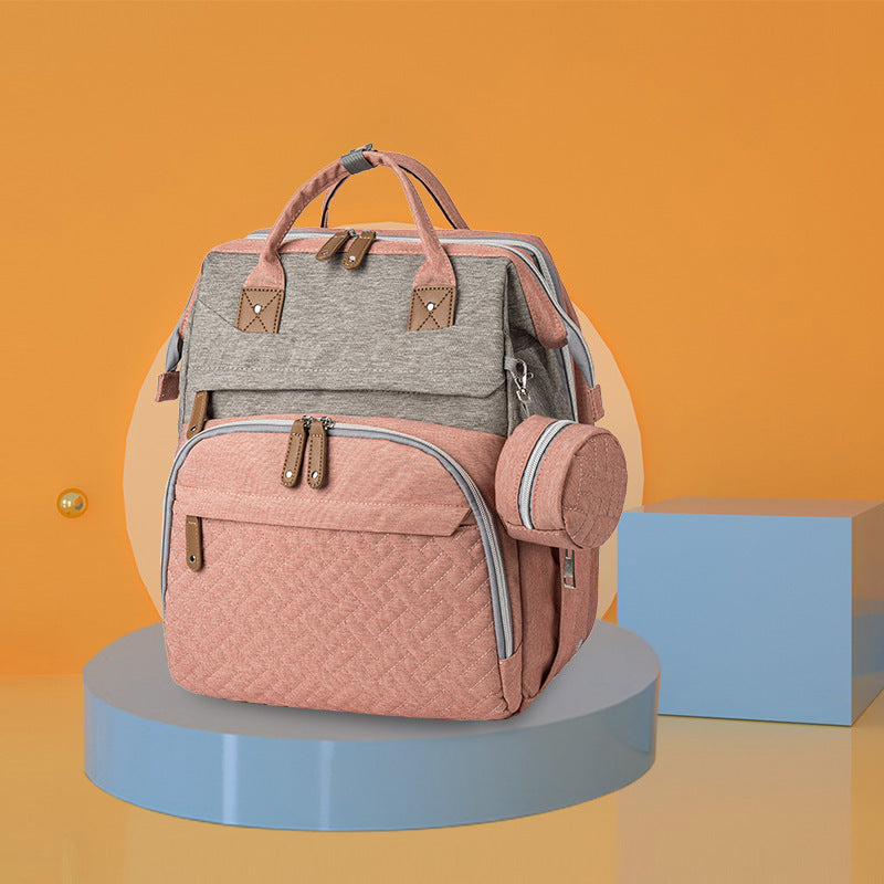 Mochila para mamá nueva, se puede colgar en el cochecito de bebé, bolsa para bebé, cuna plegable, bolsa para mamá