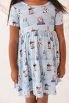 Frosty Friends: Vestido giratorio