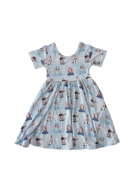 Frosty Friends: Vestido giratorio