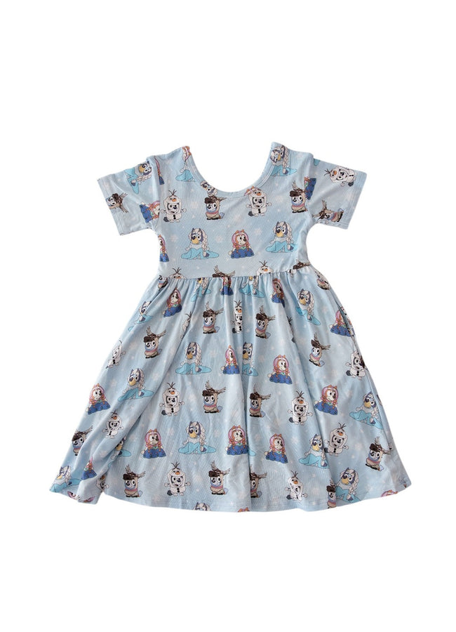 Frosty Friends: Vestido giratorio