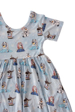 Frosty Friends: Vestido giratorio